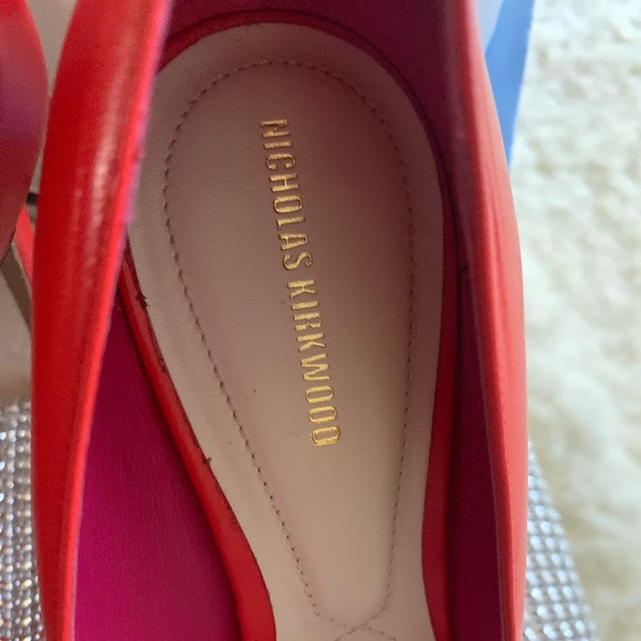 Gorgeous Orange NICHOLAS KIRKWOOD Pump SZ 10 👠👠🔥🔥🔥 - Picture 8 of 14
